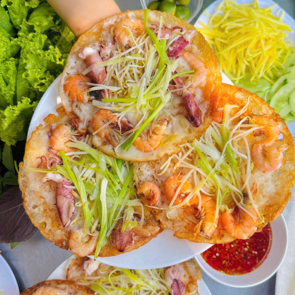BÁNH XÈO TÔM NHẢY 